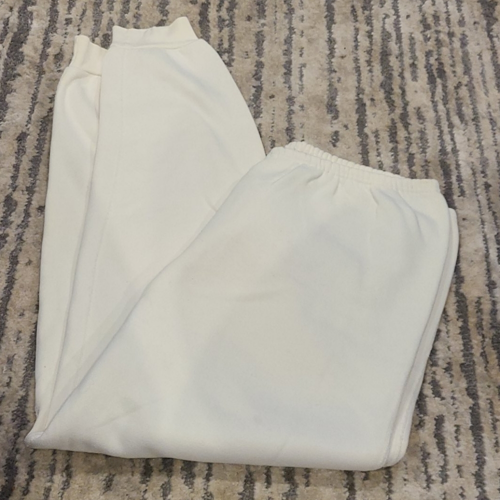 Cotton Ginny plus vintage white track pants
